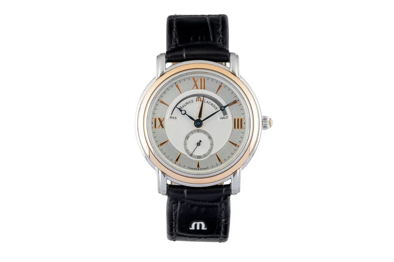 Maurice Lacroix Masterpiece steel / gold manual winding men's watch AL 85999 [2602931]