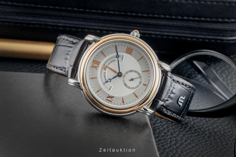 Maurice Lacroix Masterpiece steel / gold manual winding men's watch AL 85999 [2602931]