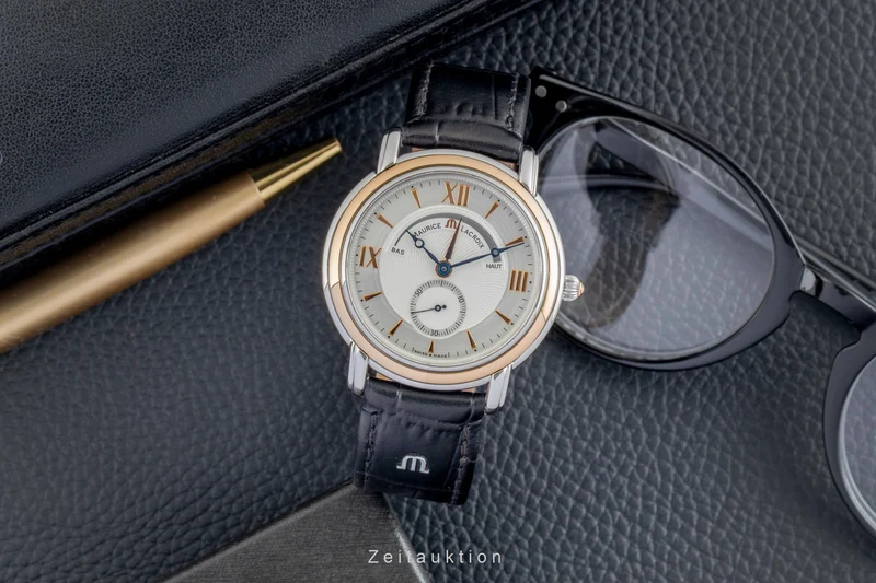 Maurice Lacroix Masterpiece steel / gold manual winding men's watch AL 85999 [2602931]