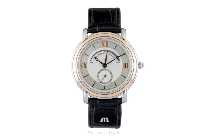 Maurice Lacroix Masterpiece steel / gold manual winding men's watch AL 85999 [2602931]