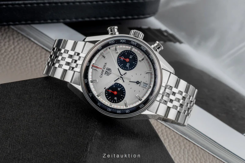 Tag Heuer Carrera chronograph steel automatic men's watch CBS2216.BA0048 LP: 7500EUR [2602892]
