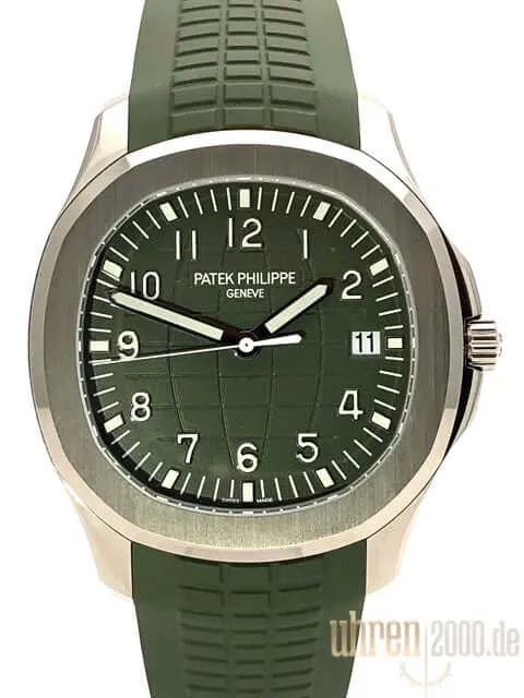 Patek Philippe Aquanaut Weißgold 5168G-010 aus 2019 Deutsche Papiere