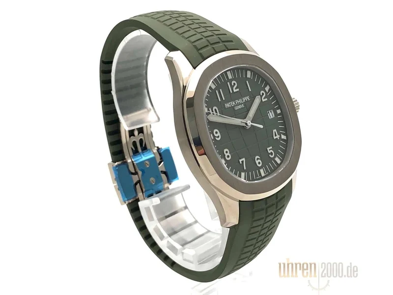 Patek Philippe Aquanaut Weißgold 5168G-010 aus 2019 Deutsche Papiere