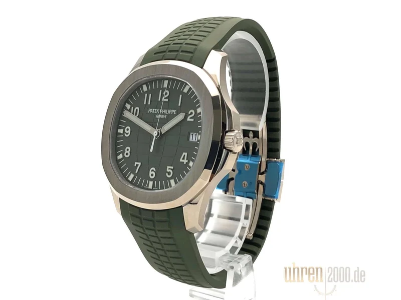 Patek Philippe Aquanaut Weißgold 5168G-010 aus 2019 Deutsche Papiere