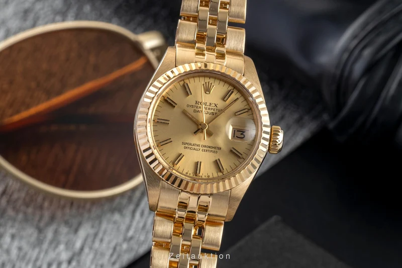 Rolex Lady Datejust 18 ct gold automatic women's watch 6917 Vintage [2602445]
