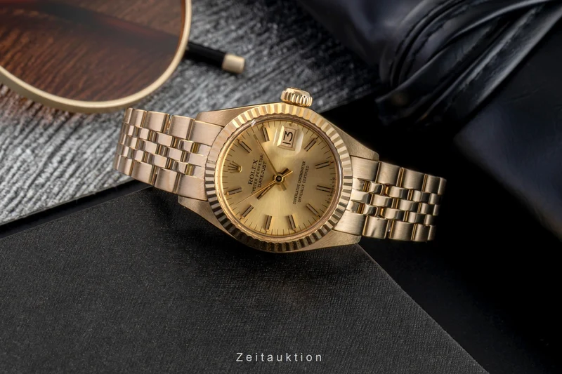 Rolex Lady Datejust 18 ct gold automatic women's watch 6917 Vintage [2602445]