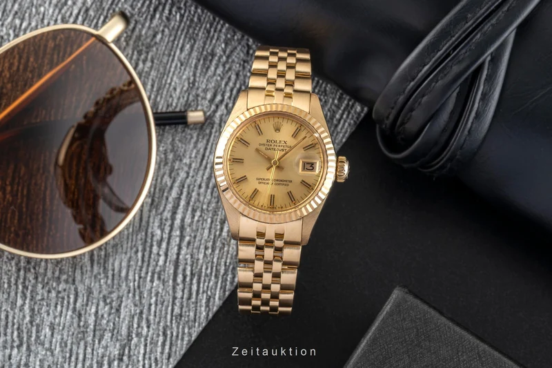 Rolex Lady Datejust 18 ct gold automatic women's watch 6917 Vintage [2602445]