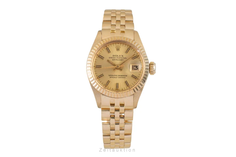 Rolex Lady Datejust 18 ct gold automatic women's watch 6917 Vintage [2602445]