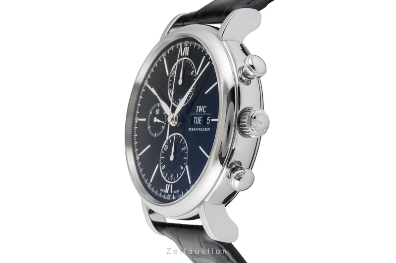 IWC Portofino chronograph steel automatic men's watch IW391008 LP: 7100EUR [2603090]