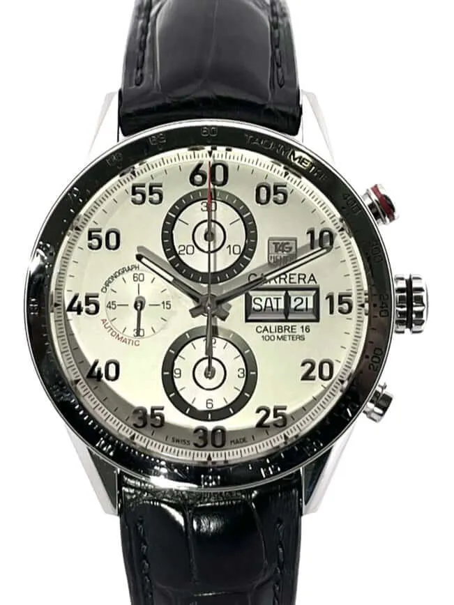 TAG Heuer Carrera Calibre 16 Chronograph CV2A11.FC6235 aus 2010 D-Papiere