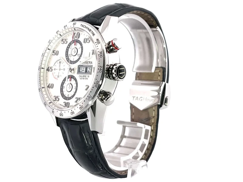 TAG Heuer Carrera Calibre 16 Chronograph CV2A11.FC6235 aus 2010 D-Papiere