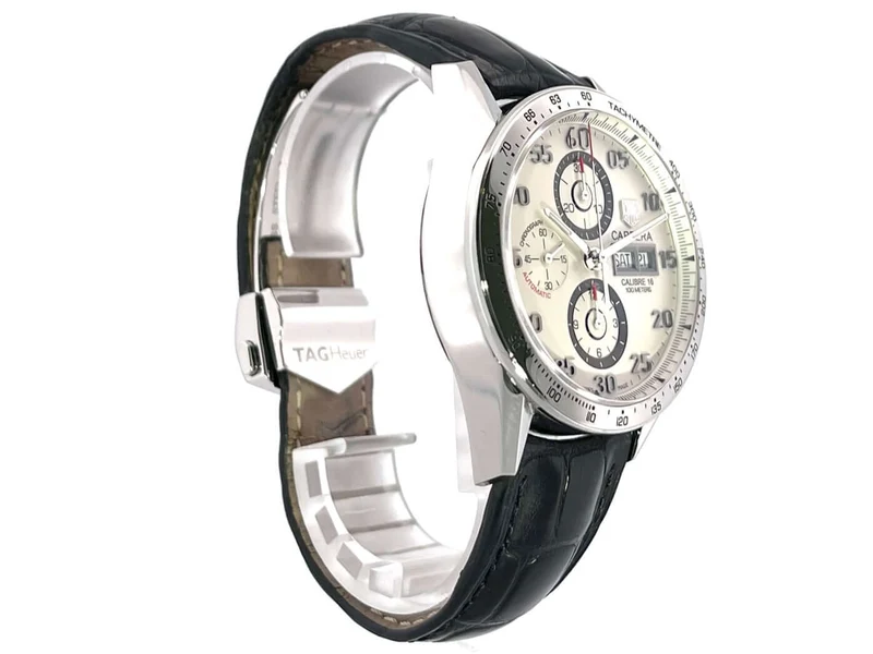 TAG Heuer Carrera Calibre 16 Chronograph CV2A11.FC6235 aus 2010 D-Papiere