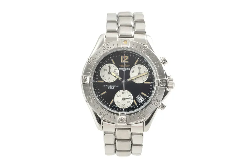Breitling Colt Chronograph chronograph steel quartz men's watch A53035 [2602833]
