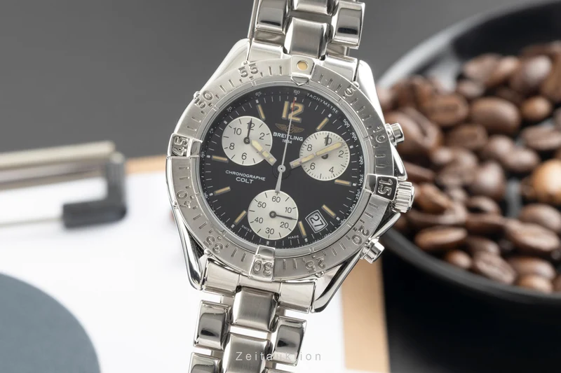 Breitling Colt Chronograph chronograph steel quartz men's watch A53035 [2602833]