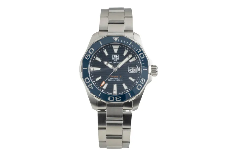 Tag Heuer Aquaracer steel automatic men's watch WAY211C.BA0928 [2603019]