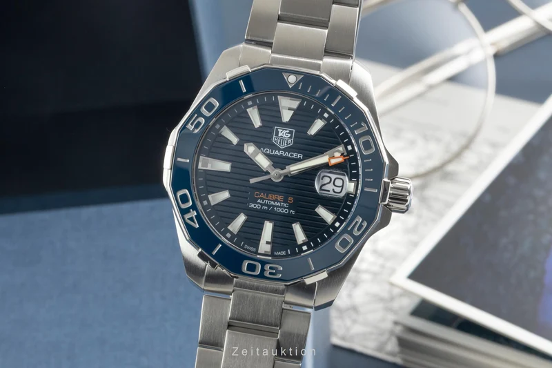 Tag Heuer Aquaracer steel automatic men's watch WAY211C.BA0928 [2603019]