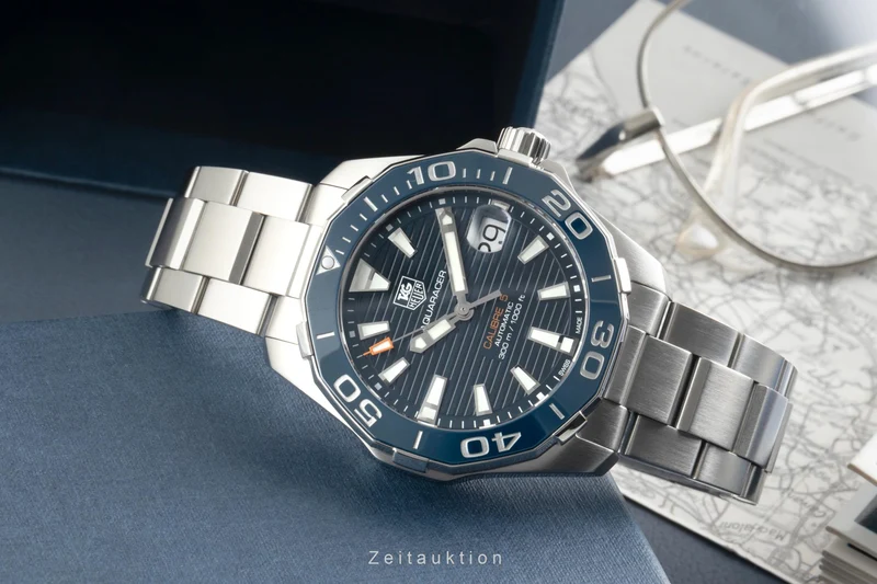 Tag Heuer Aquaracer steel automatic men's watch WAY211C.BA0928 [2603019]