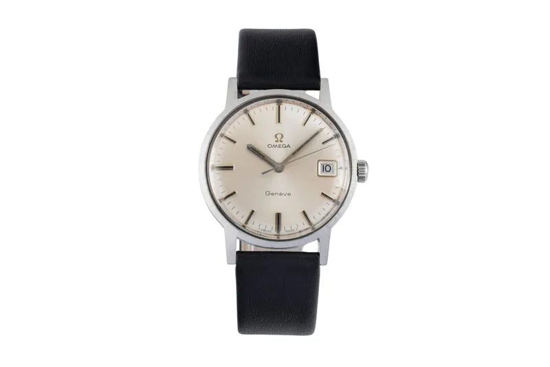 Omega Geneve steel manual winding men's watch 136.0070 Vintage [2600854]