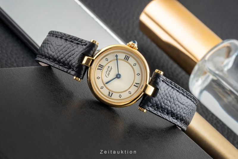 Cartier Vendome silver-gilt quartz women's watch 590004 [2602510]