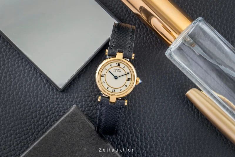 Cartier Vendome silver-gilt quartz women's watch 590004 [2602510]