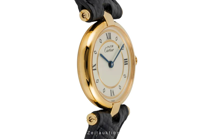 Cartier Vendome silver-gilt quartz women's watch 590004 [2602510]