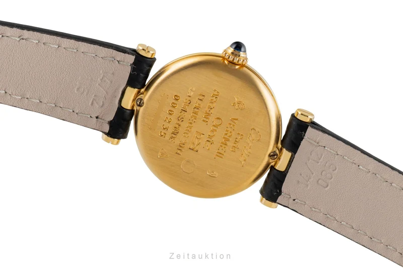 Cartier Vendome silver-gilt quartz women's watch 590004 [2602510]