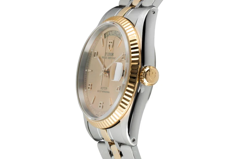 Tudor Date-Day steel / gold automatic men's watch 76213 [2601577]