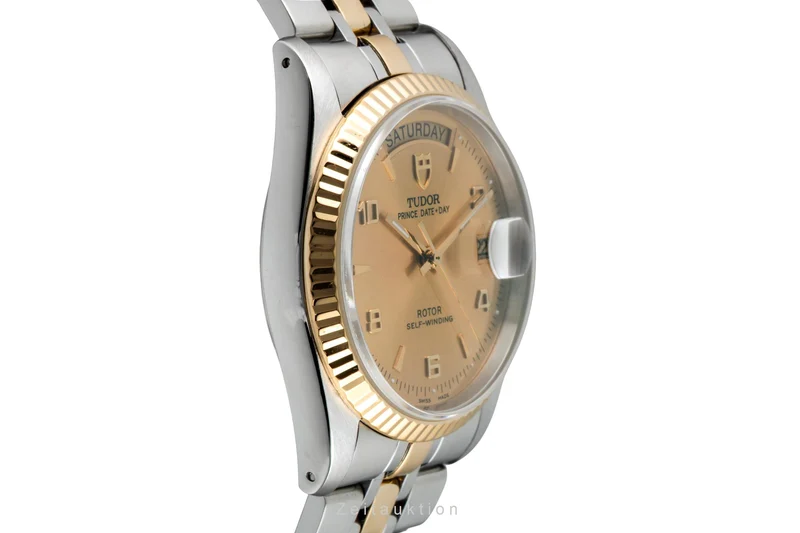 Tudor Date-Day steel / gold automatic men's watch 76213 [2601577]