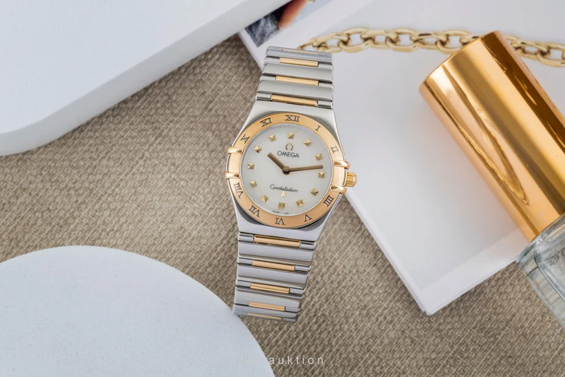 Omega Constellation steel / gold quartz women's watch 1371.71.00 [2602143]