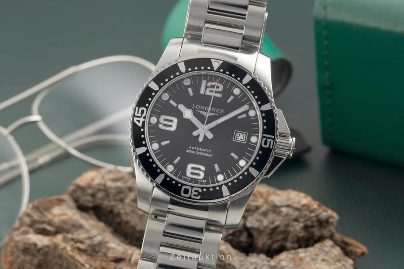 Longines Hydro Conquest steel automatic men's watch L3.742.4.56.6 [2602836]