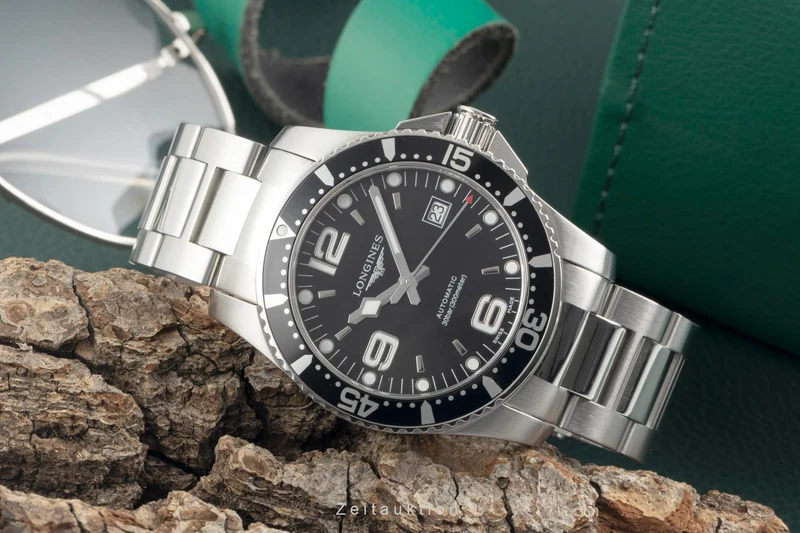 Longines Hydro Conquest steel automatic men's watch L3.742.4.56.6 [2602836]