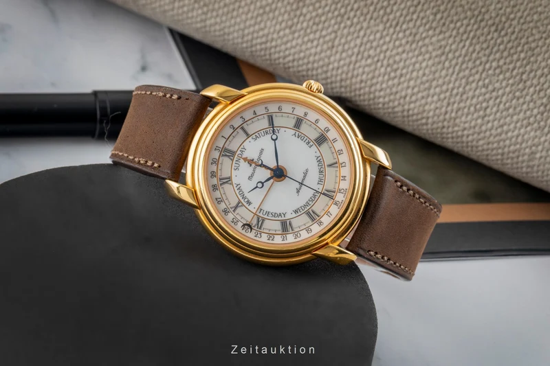 Maurice Lacroix Masterpiece gold-plated automatic men's watch 27294 [2602696]