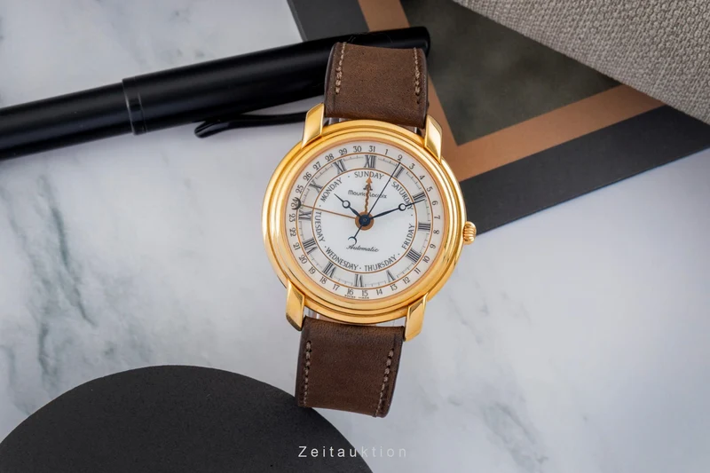 Maurice Lacroix Masterpiece gold-plated automatic men's watch 27294 [2602696]