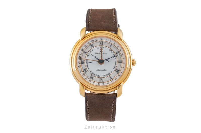 Maurice Lacroix Masterpiece gold-plated automatic men's watch 27294 [2602696]