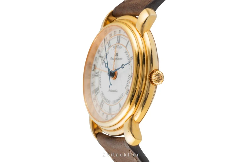 Maurice Lacroix Masterpiece gold-plated automatic men's watch 27294 [2602696]