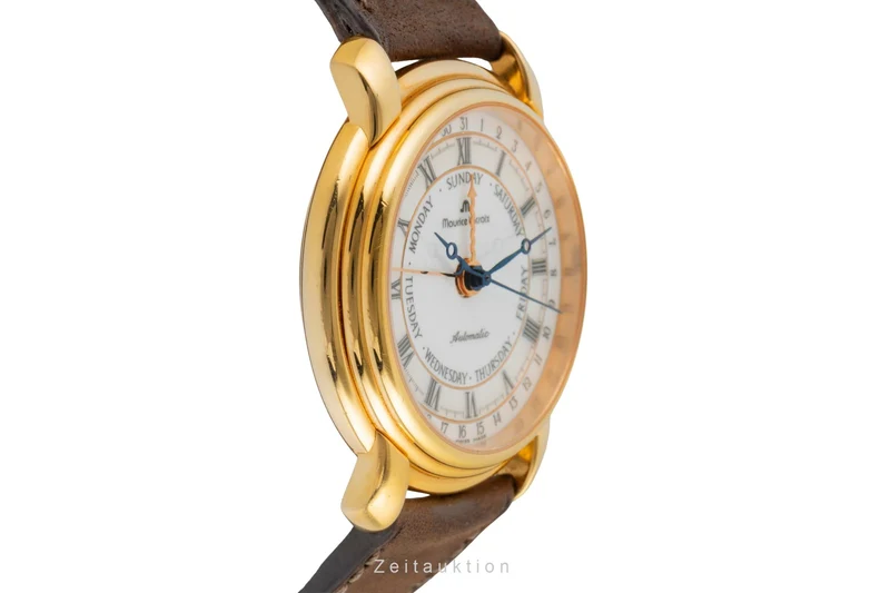 Maurice Lacroix Masterpiece gold-plated automatic men's watch 27294 [2602696]