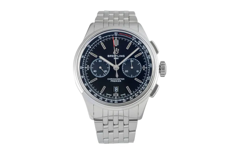 Breitling Premier chronograph steel automatic men's watch AB0118 [2602589]
