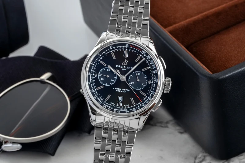 Breitling Premier chronograph steel automatic men's watch AB0118 [2602589]