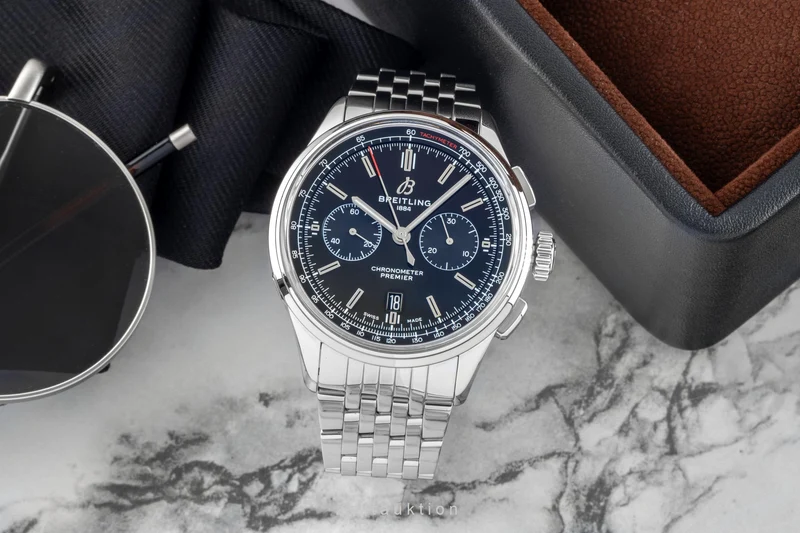 Breitling Premier chronograph steel automatic men's watch AB0118 [2602589]