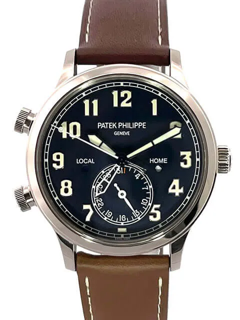 Patek Philippe Calatrava Pilot Travel Time Weißgold 5524G-001