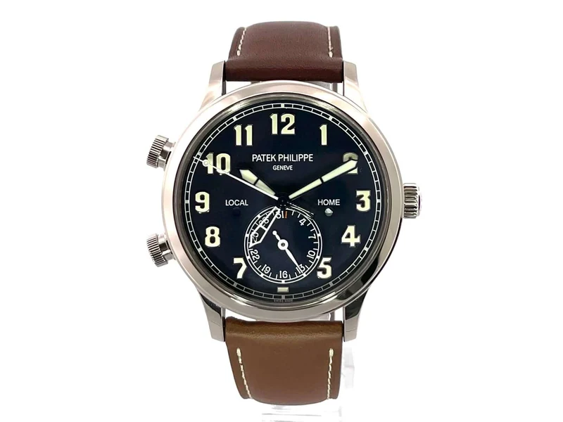 Patek Philippe Calatrava Pilot Travel Time Weißgold 5524G-001