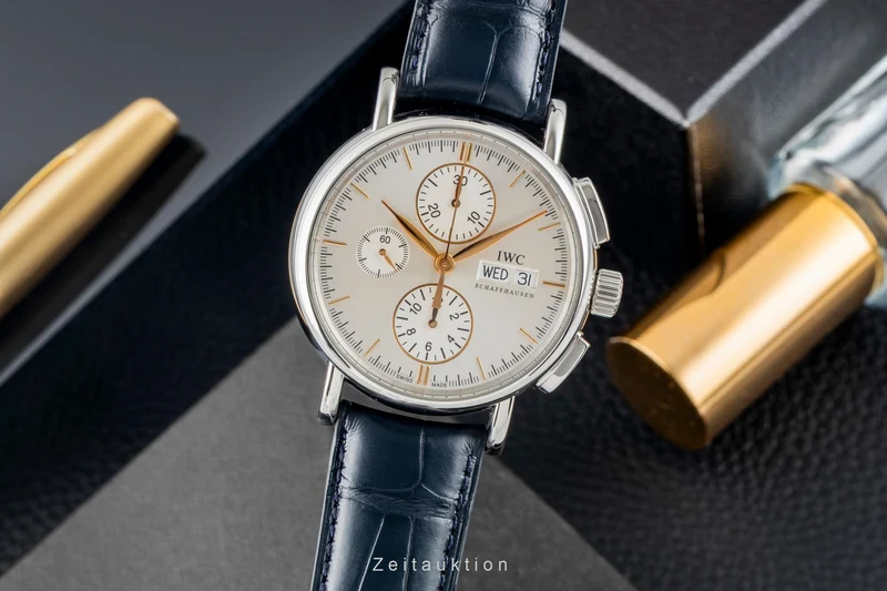 IWC Portofino chronograph steel automatic men's watch IW378302 [2602614]