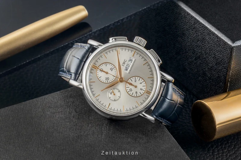 IWC Portofino chronograph steel automatic men's watch IW378302 [2602614]