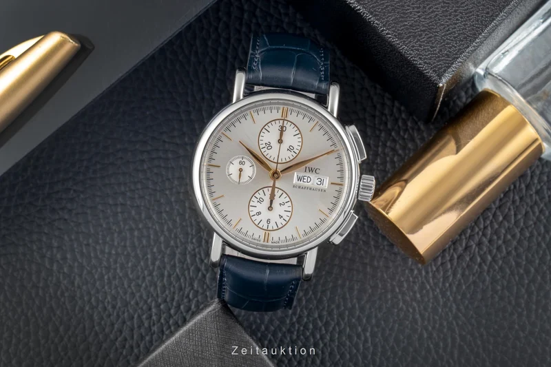 IWC Portofino chronograph steel automatic men's watch IW378302 [2602614]