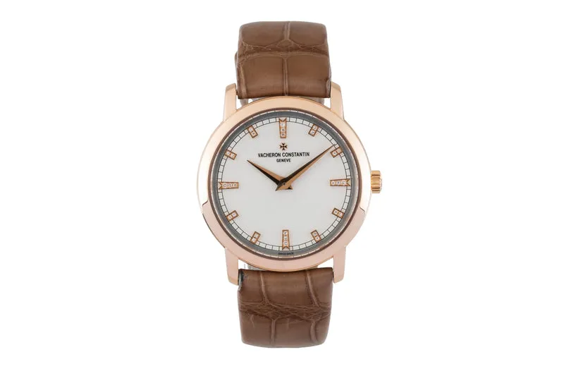 Vacheron & Constantin Traditionnelle 18 ct red gold quartz women's watch 25155/000R-9585 LP: 14600EUR [2603193]