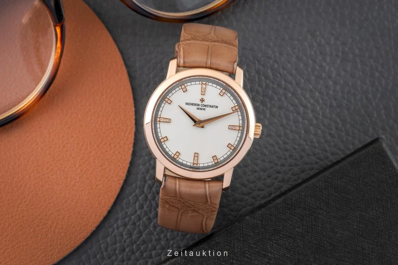 Vacheron & Constantin Traditionnelle 18 ct red gold quartz women's watch 25155/000R-9585 LP: 14600EUR [2603193]