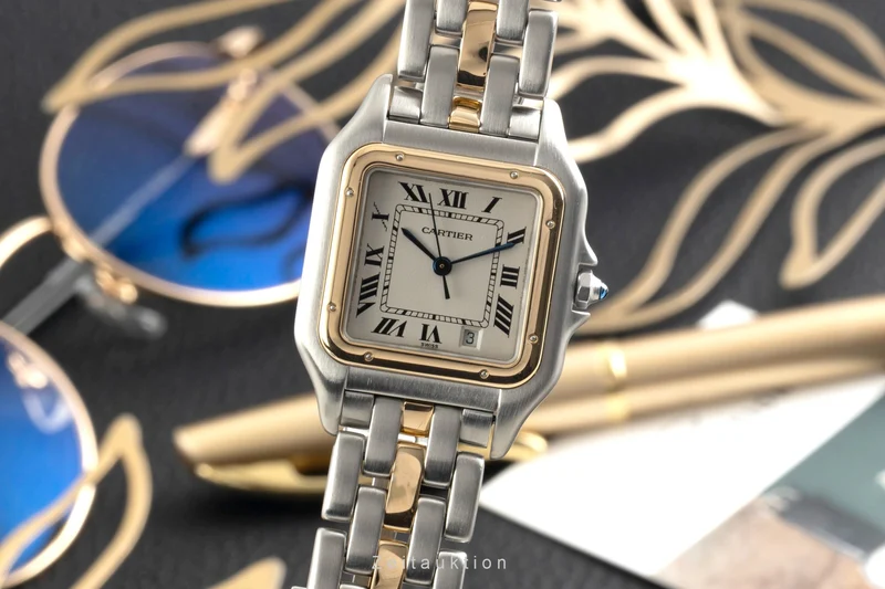 Cartier Panthere steel / gold quartz women's watch W25028B5, 187949 LP: 12100EUR [2602930]
