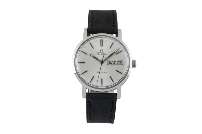 Omega Geneve steel automatic men's watch 166.0117 Vintage [2600317]