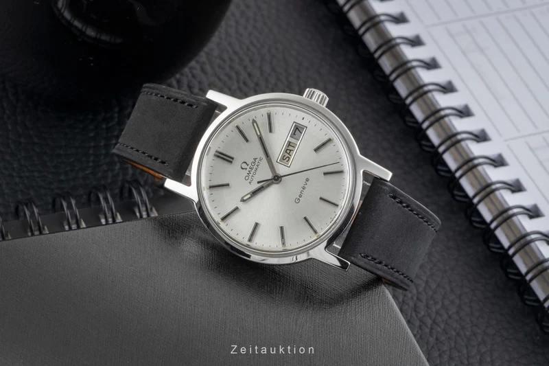 Omega Geneve steel automatic men's watch 166.0117 Vintage [2600317]