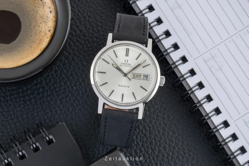 Omega Geneve steel automatic men's watch 166.0117 Vintage [2600317]